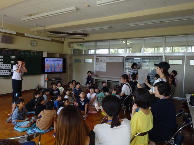 四街道市山梨小学校で 小学校版 おなか元気教室 を実施しました